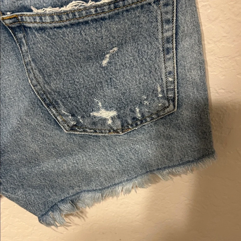 🎻AGOLDE Los Angeles Premium Distressed Denim Shorts size 27 GUC